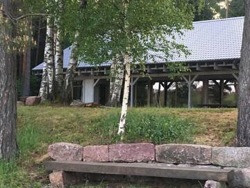 Фото номера Дом с 3 спальнями Дома для отпуска Forest Residence г. Spuņņi 48